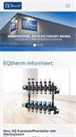 Mobile Screenshot of eqtherm.de